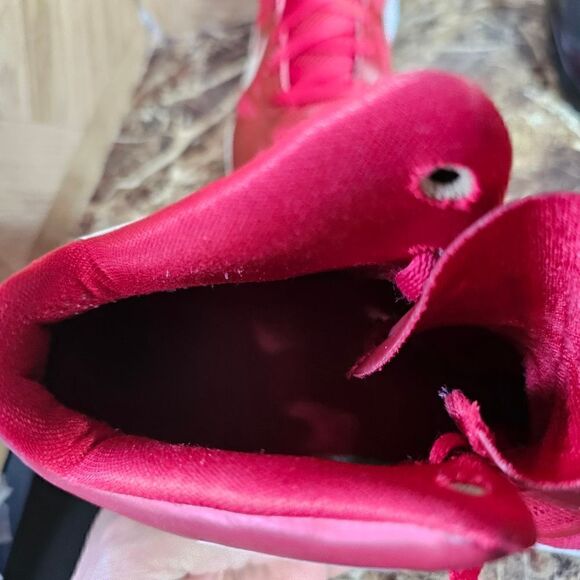 Nike men's Air Max Hyperaggressor red basketball shoes size 10.   282 - Picture 9 of 12